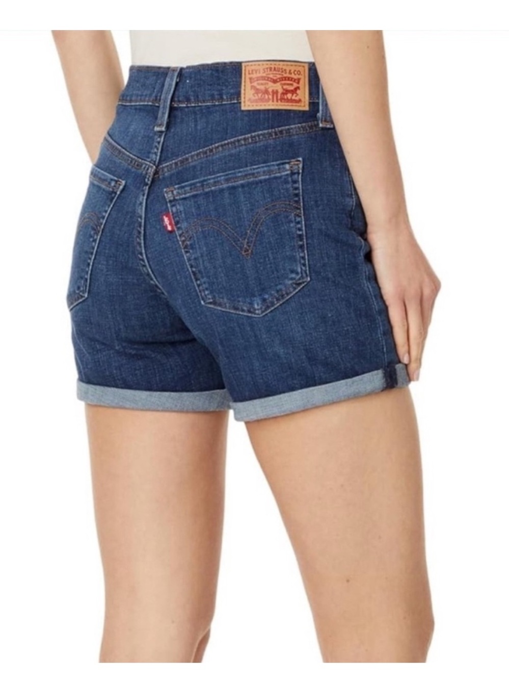 Levi's Women's Cuffed Denim Shorts